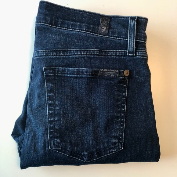 7 For All Mankind Denim - 7 for all mankind high waist ankle gwenevere jeans 27